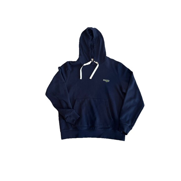 Lacoste Men’s Casual Script Logo Navy Hoodie Size XL Style # SH2162 - Picture 1 of 8